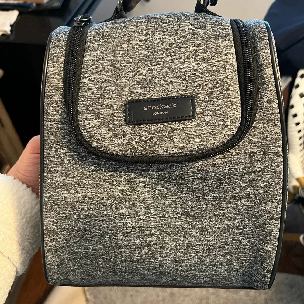 Storksak Heather Gray Baby Changing Bag - Gray